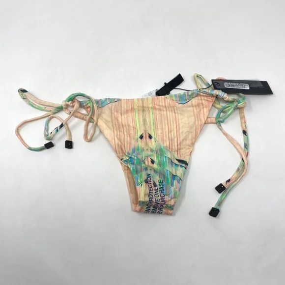 Tavik Womens Jax Reversible Perforated Mini BOTTOM ONLY in Acid Size XS - Picture 5 of 9